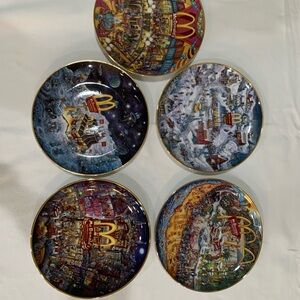 McDonald’s Franklin Mint Collectible Plate Set